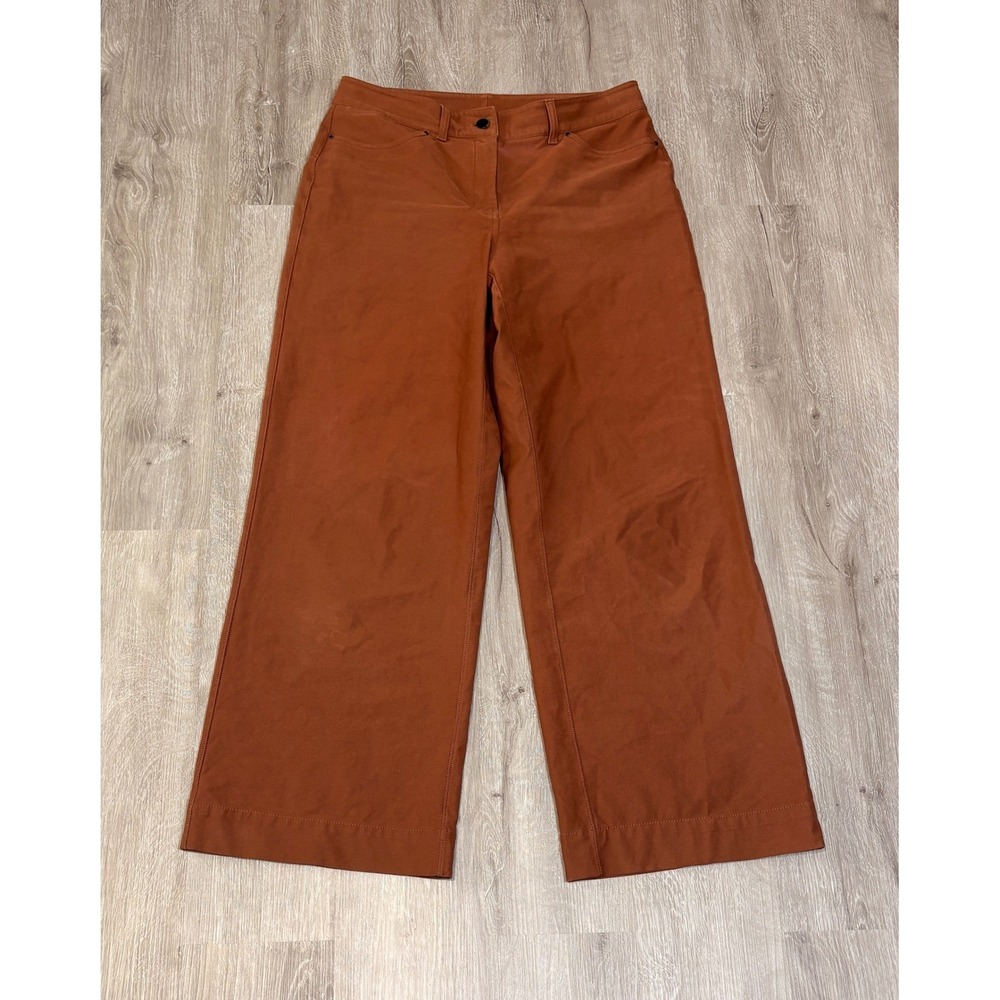 Lululemon City Sleek 5 Pocket Wide Leg Pants 30 Copper Brown